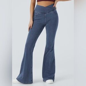 Halara Flex High Waisted Flared Jeans Size Large